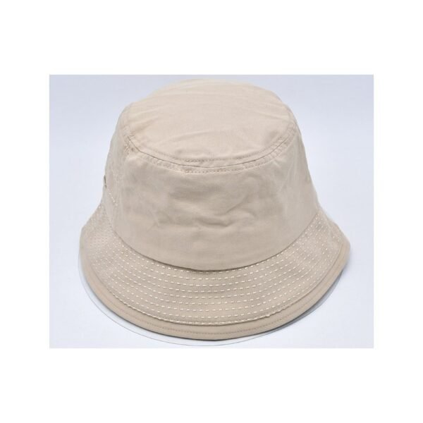 Beige Cotton Bucket Hat, view 1