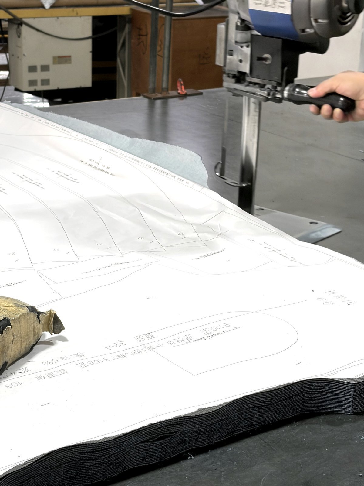 Pattern cutting preparation